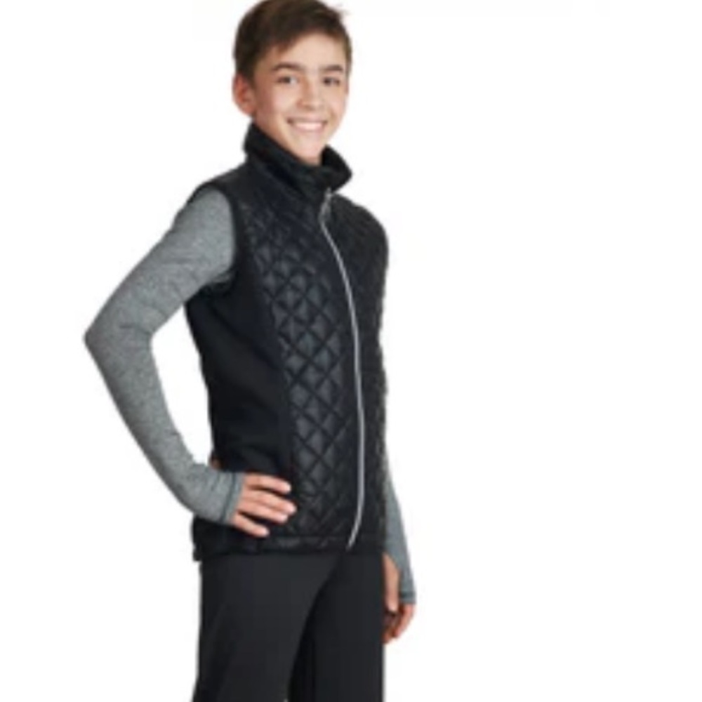JIV Sport Mens Fortis Figure Skating Vest Black NWT Size XS